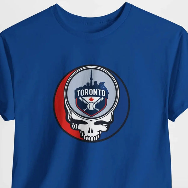 Grateful Dead - Toronto Blue Jays Grateful Dead Steal Your Face T-Shirt - MLB - Athletics - St Louis - StealieShop